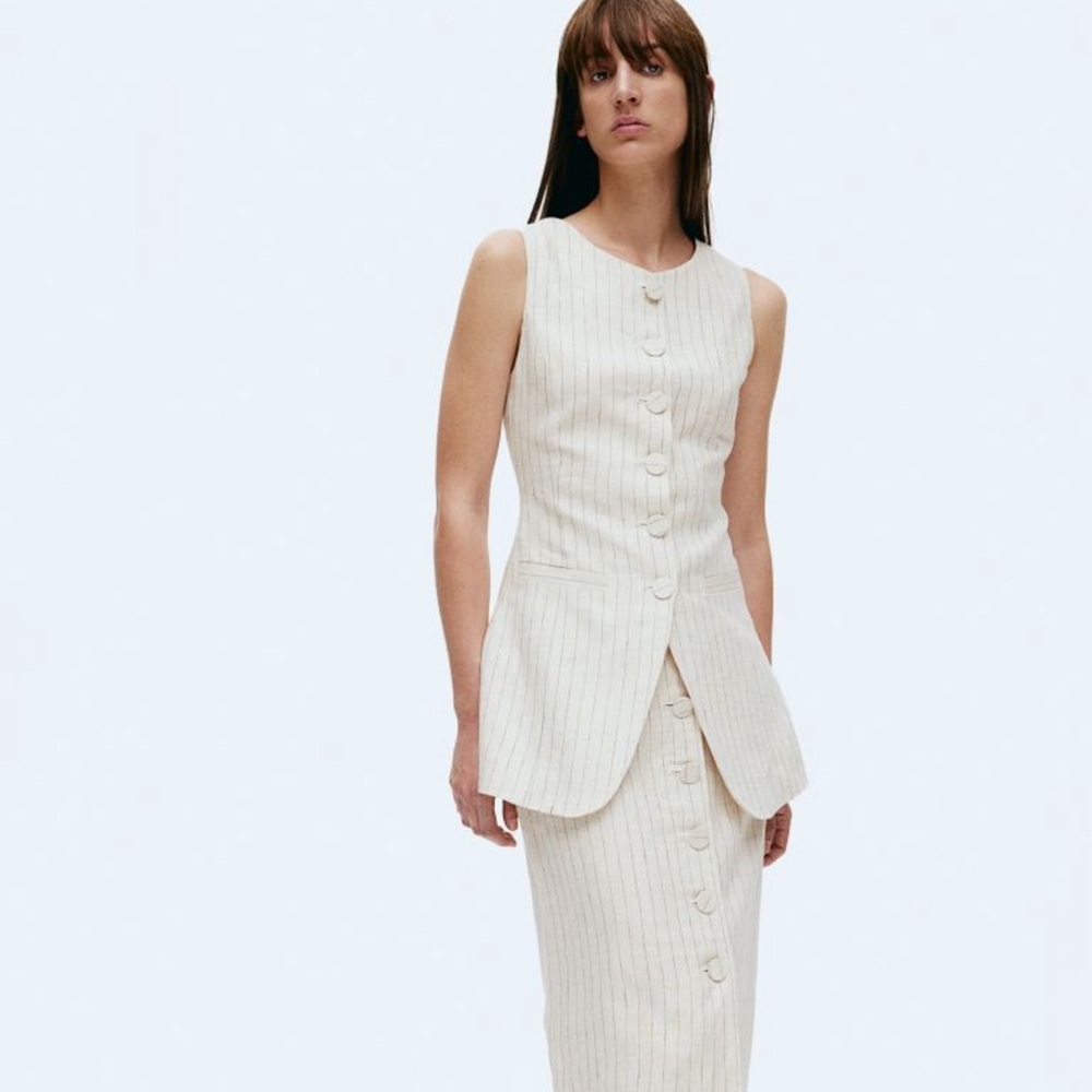Linen H&M set from new collection, already sold out